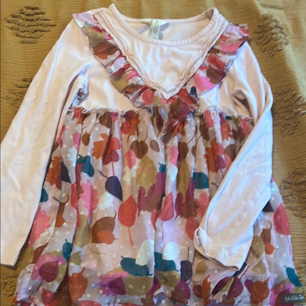 Matilda Jane Pink and Brown Long Sleeve Tee